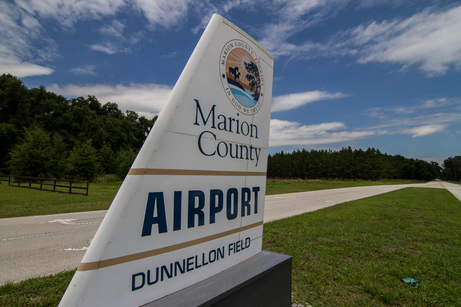 Marion County Airport Dunnellon Field, Dunnellon, Florida on June 14, 2019. 