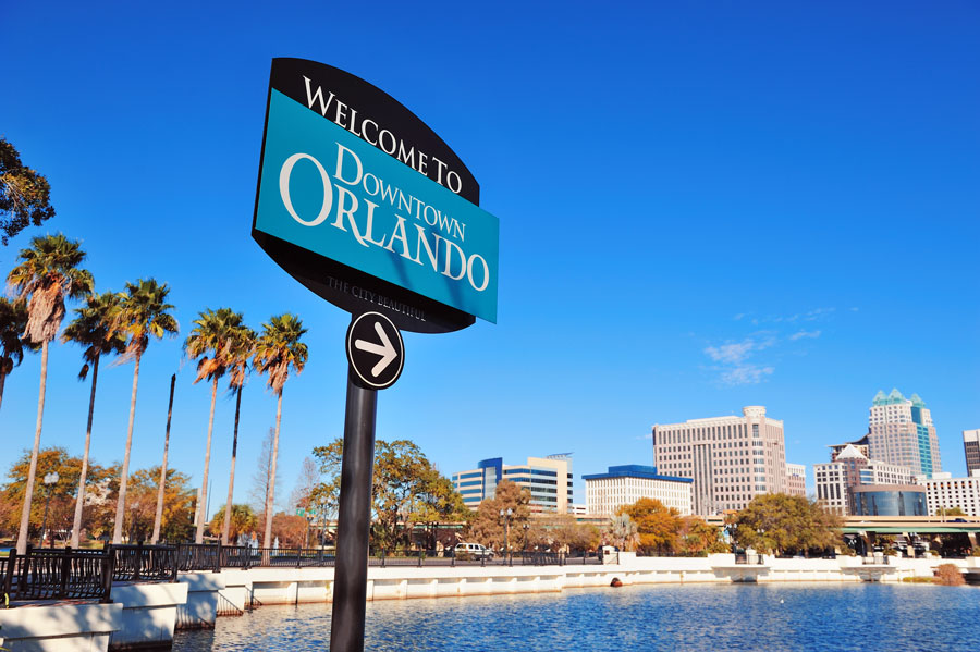 The Central Business District of Orlando, or Downtown Orlando, is home to City Hall, office towers and 19th-century buildings.