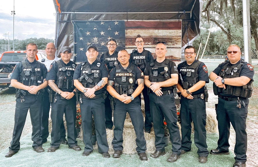 Members of the Orange City Police Department.