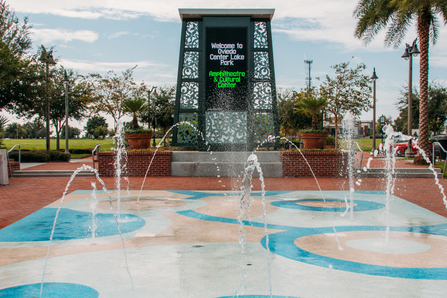 Center Lake Park is a public park with a splash pad in the city of Oviedo, Florida.